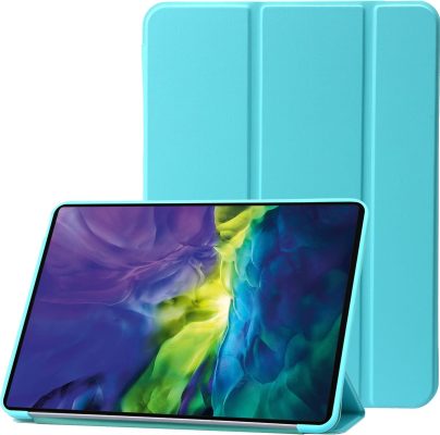 Mobigear Tri-Fold Gel - Coque Apple iPad 10 (2022) Etui - Turquoise