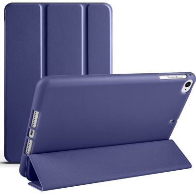Mobigear Tri-Fold Gel - Coque Apple iPad Mini 3 (2014) Etui - Dark Blue