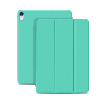 Mobigear Tri-Fold Magnet - Coque Apple iPad Pro 11 (2018) Etui - Turquoise