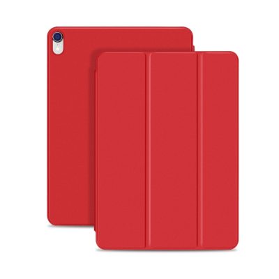 Mobigear Tri-Fold Magnet - Coque Apple iPad Pro 11 (2018) Etui - Rouge
