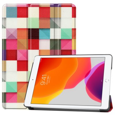 Mobigear Tri-Fold - Coque Apple iPad 8 (2020) Etui - Mosaïque