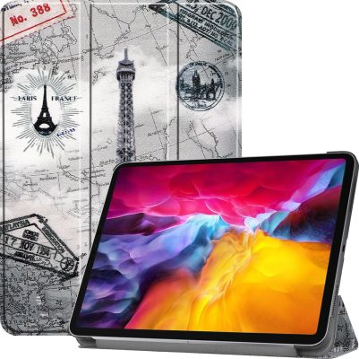 Mobigear Tri-Fold - Coque Apple iPad Pro 11 (2022) Etui - tour Eiffel