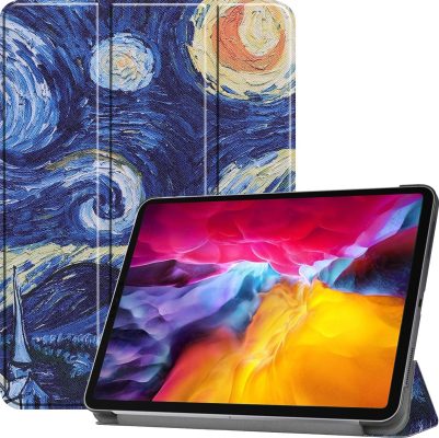 Mobigear Tri-Fold - Coque Apple iPad Pro 11 (2022) Etui - La nuitétoilée