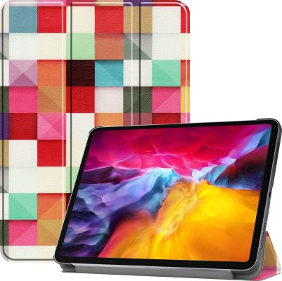 Mobigear Tri-Fold - Coque Apple iPad Pro 11 (2022) Etui - Mosaïque