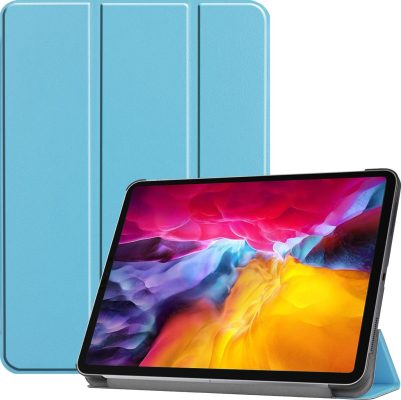 Mobigear Tri-Fold - Coque Apple iPad Pro 11 (2021) Etui - Bleu
