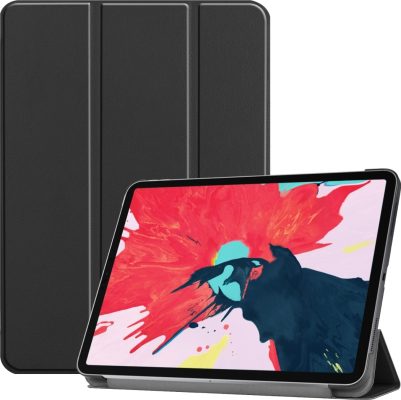 Mobigear Tri-Fold - Coque Apple iPad Pro 11 (2018) Etui - Noir
