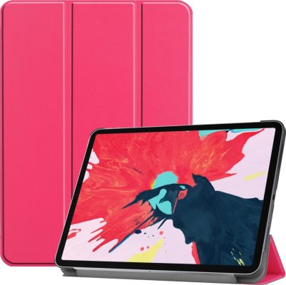 Mobigear Tri-Fold - Coque Apple iPad Pro 11 (2018) Etui - Magenta