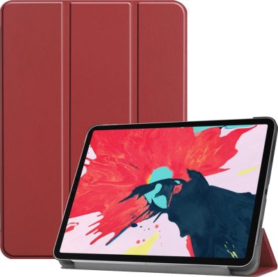 Mobigear Tri-Fold - Coque Apple iPad Pro 11 (2020) Etui - Bordeaux
