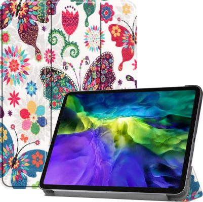 Mobigear Tri-Fold - Coque Apple iPad Pro 11 (2020) Etui - Papillons