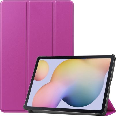 Mobigear Tri-Fold - Coque Samsung Galaxy Tab S8 Etui - Violet