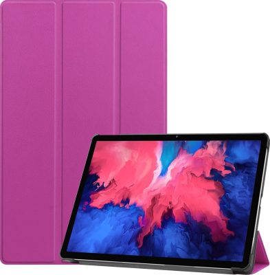 Mobigear Tri-Fold - Coque Lenovo Tab P11 Plus Gen 1 Etui - Violet