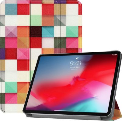 Mobigear Tri-Fold - Coque Apple iPad Pro 11 (2018) Etui - Mosaic