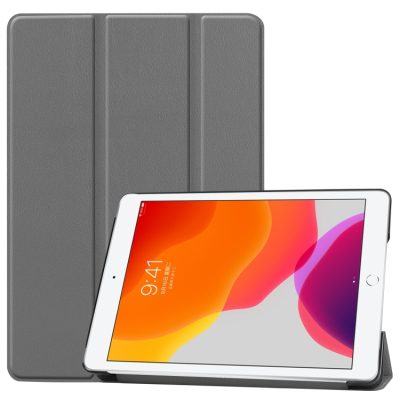 Mobigear Tri-Fold - Coque Apple iPad 8 (2020) Etui - Gris