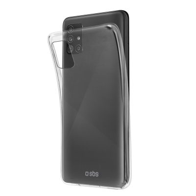 SBS Skinny - Coque Samsung Galaxy A52 Coque arrière en TPU Souple - Transparent