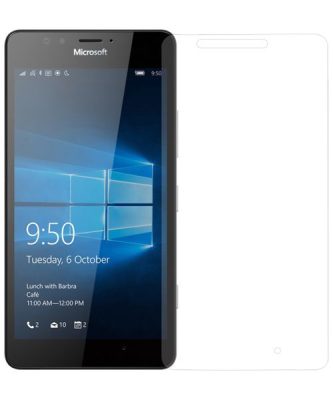 Mobigear - Microsoft Lumia 950 Verre trempé Protection d'écran - Compatible Coque
