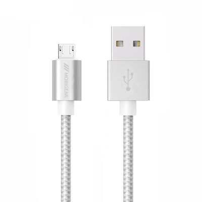 Mobigear - Câble USB-A vers Micro USB 1 mètre - Blanc