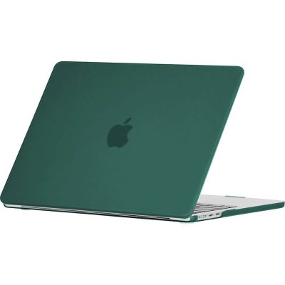 Mobigear Matte Case - Apple MacBook Air 13 Pouces (2022) Coque MacBook Rigide - Vert