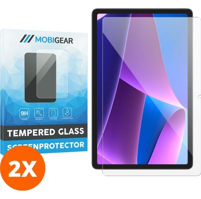 Mobigear - Lenovo Tab P11 Pro Gen 2 Verre trempé Protection d'écran - Compatible Coque (Lot de 2)