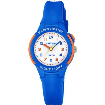 Montre Calypso K6069-3 - SWEET TIME Bracelet Résine Bleu Boitier Résine Bleu Fille