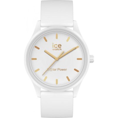 Montre Femme Ice Watch ICE solar power 020301 - Bracelet Silicone Blanc