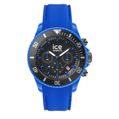 Montre Homme  Ice Watch Montres ICE chrono 019840 - Bracelet Silicone Bleu