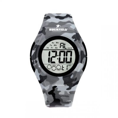 Montre Ruckfield 685066 - Digital Silicone Gris Camouflage Homme