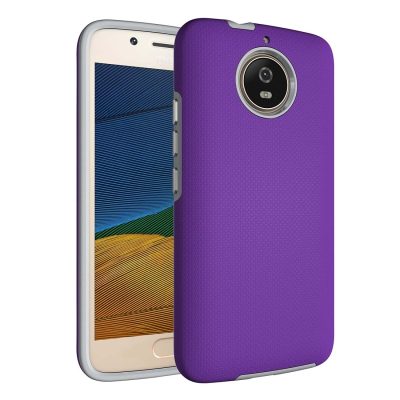 Mobigear Antislip - Coque Motorola Moto G6 Coque Arrière Rigide Antichoc - Violet