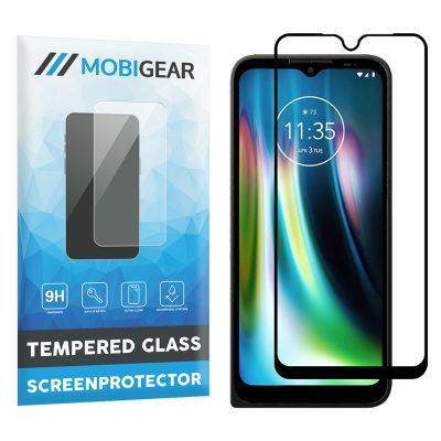 Mobigear Premium - Motorola Defy (2021) Verre trempé Protection d'écran - Compatible Coque - Noir