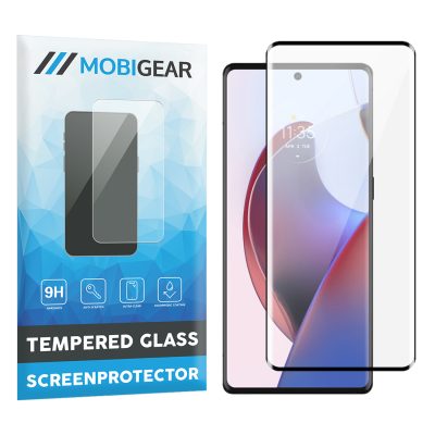 Mobigear Premium - Motorola Edge 30 Ultra Verre trempé Protection d'écran - Compatible Coque - Noir