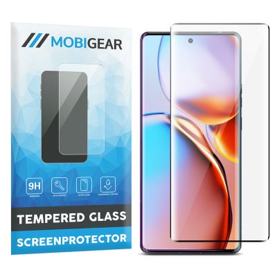 Mobigear - Motorola Edge 40 Pro Verre trempé Protection d'écran - Compatible Coque - Noir