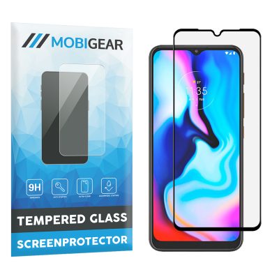 Mobigear Premium - Motorola Moto E7 Plus Verre trempé Protection d'écran - Compatible Coque - Noir