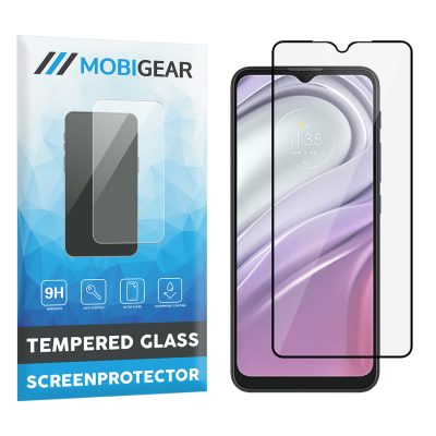 Mobigear Premium - Motorola Moto G30 Verre trempé Protection d'écran - Compatible Coque - Noir