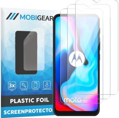 Mobigear - Motorola Moto E7 Plus Protection d'écran Film - Compatible Coque (Lot de 3)