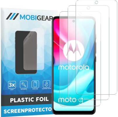 Mobigear - Motorola Moto G60s Protection d'écran Film - Compatible Coque (Lot de 3)