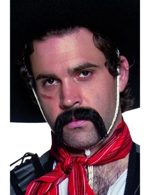 Moustache noire western mexicain adulte
