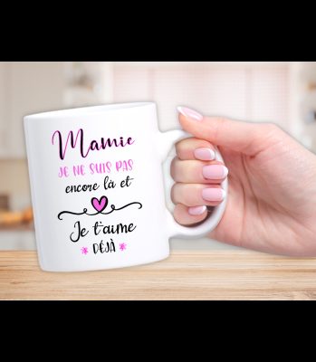 Mug personnalisé pour annonce grossesse future mamie