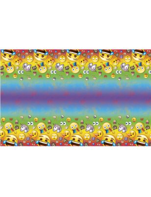 Nappe en plastique Emoji Rainbow 137 x 213 cm