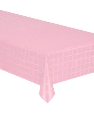 Nappe en rouleau papier damassé rose pastel 6 m