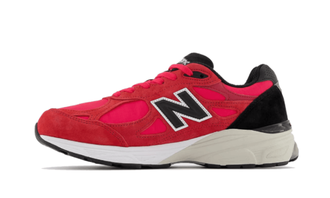 New Balance 990 V3 Red Suede