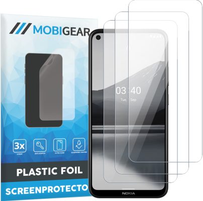 Mobigear - Nokia 3.4 Protection d'écran Film - Compatible Coque (Lot de 3)