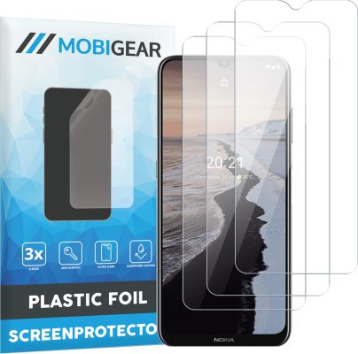 Mobigear - Nokia G10 Protection d'écran Film - Compatible Coque (Lot de 3)