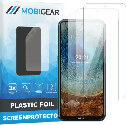 Mobigear - Nokia X10 Protection d'écran Film - Compatible Coque (Lot de 3)