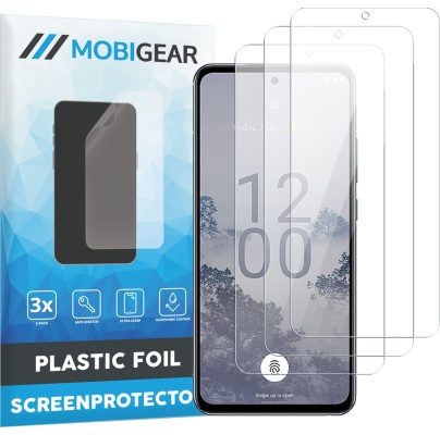 Mobigear - Nokia X30 Protection d'écran Film - Compatible Coque (Lot de 3)
