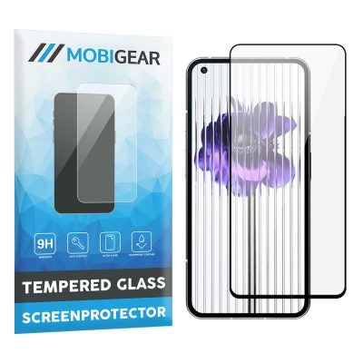 Mobigear Premium - Nothing Phone (1) Verre trempé Protection d'écran - Compatible Coque - Noir