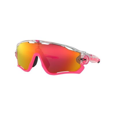 Oakley Jawbreaker Crystal Pop Lunettes de cyclisme Prizm Ruby Lens