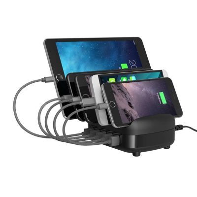 Orico Smart - 5 USB Station de recharge 40W 3.25A - Noir