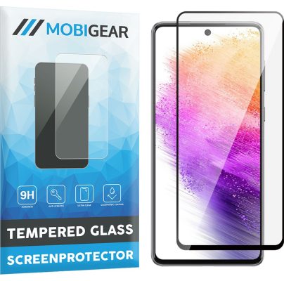 Mobigear Premium - Samsung Galaxy A53 Verre trempé Protection d'écran - Compatible Coque - Noir