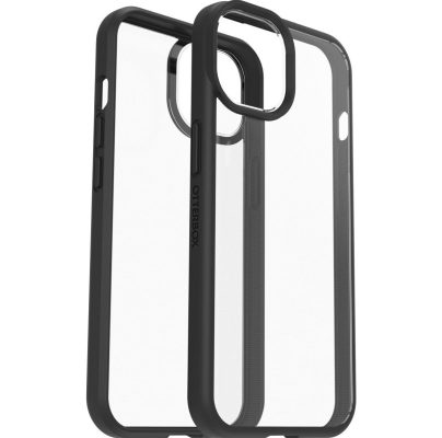 Otterbox React - Coque Apple iPhone 14 Coque Arrière Rigide Antichoc - Transparent / Noir
