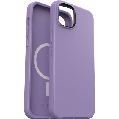 Otterbox Symmetry - Coque Apple iPhone 14 Plus Coque Arrière Rigide Antichoc Compatible MagSafe - Violet