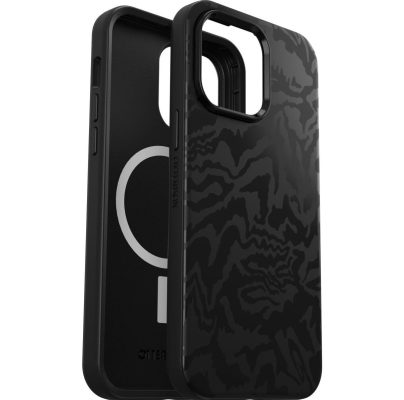 Otterbox Symmetry - Coque Apple iPhone 14 Pro Max Coque Arrière Rigide Antichoc Compatible MagSafe - Noir
